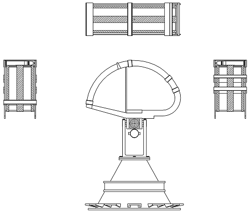 37mm Bofors Canon Front View - PT-Boat.com