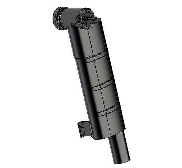 John's Original 2024 Print for the Elco 1/20th Scale Set of 6 Mufflers, 3 on Each Side - John Drain's Model PT-Boat Site