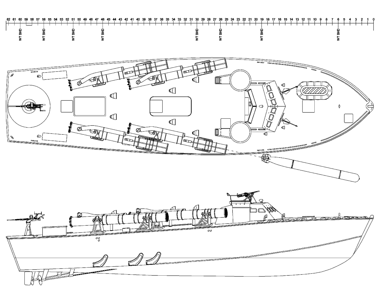 An Early War (PT71) Style PT Boat Fitted with 21 inch Torpedo Tubes - John Drain's Model Boat Site