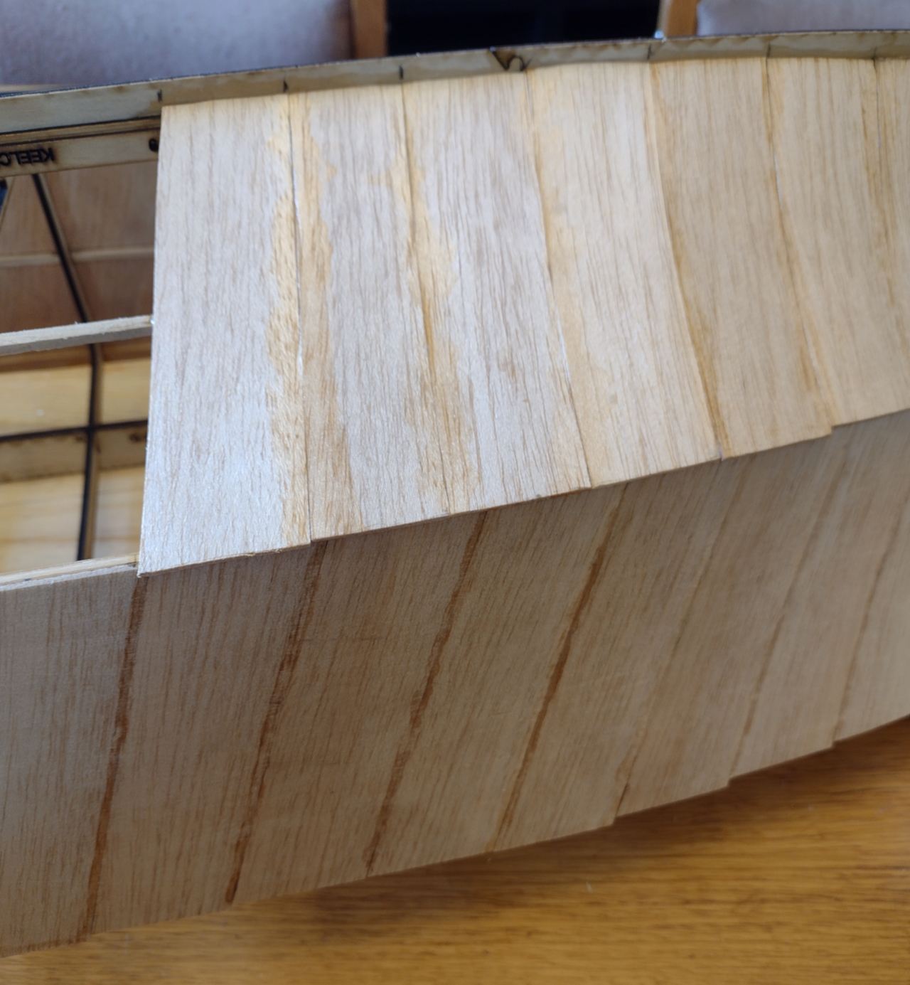 bottom forward planking with the first layer