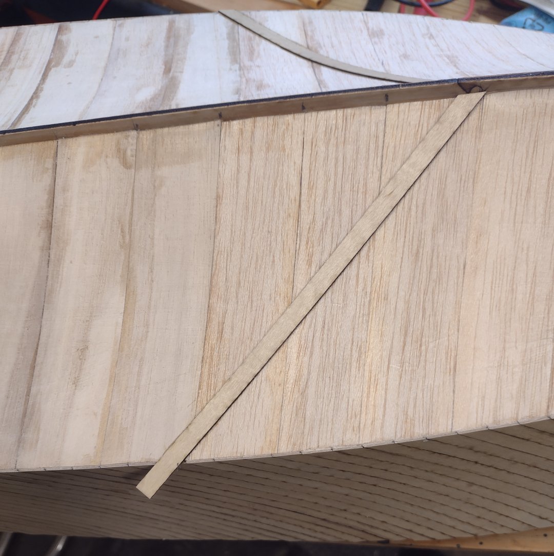 get the first two planks right on the bottom second layer