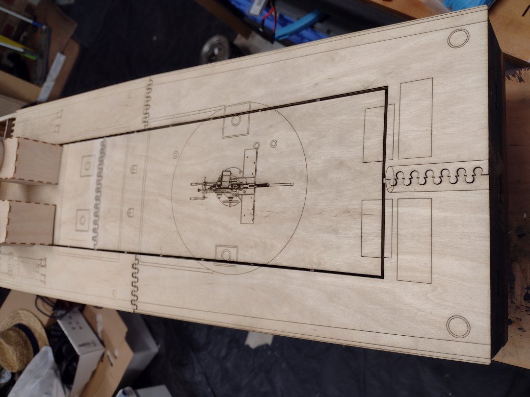 trial fitting the aft subdeck