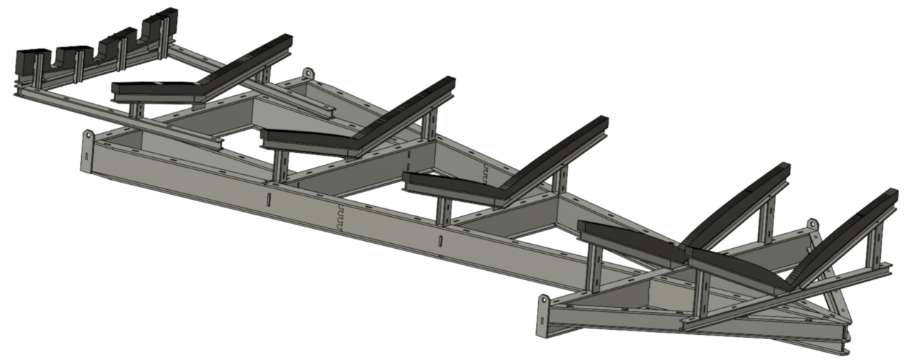 John's elco cradle design 3D Assembly - John Drain's Model PT-Boat Site