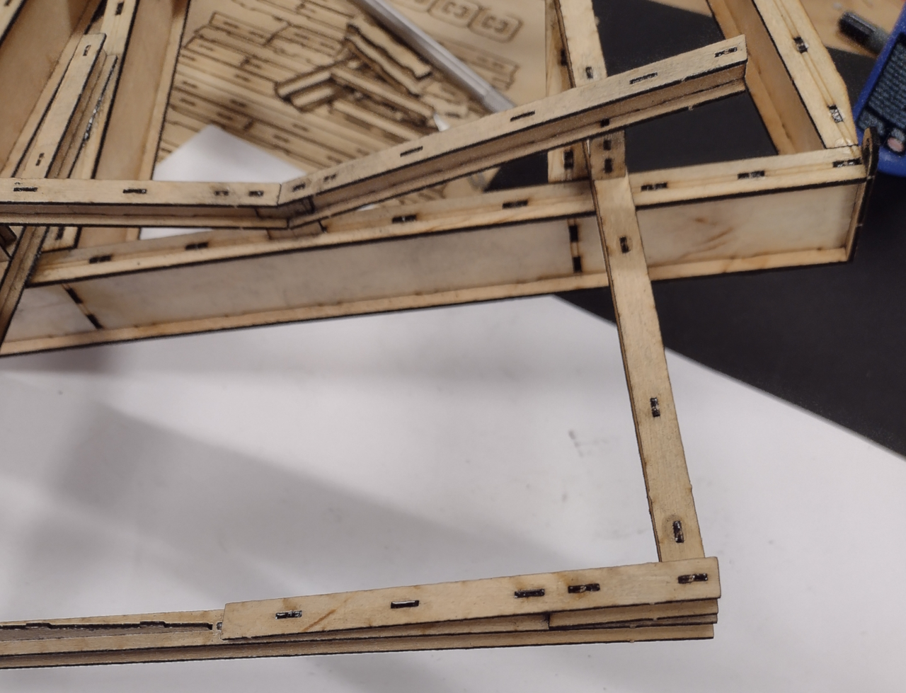 John's elco cradle support5,6 and outrigger parts - John Drain's Model PT-Boat Site