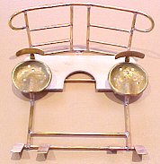 Picture of the finished carriage with the rear deck attached from John's version of the 40mm Bofors Cannon - John Drain's Model PT-Boat Site
