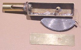 Picture of the Gas Chamber of John's version of the 40mm Bofors Cannon - John Drain's Model PT-Boat Site