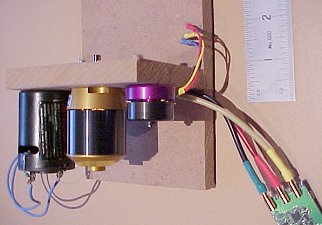John's Scaled Photos of the Brushed Motors, with Ruler for Scale - John Drain's Model PT-Boat Site