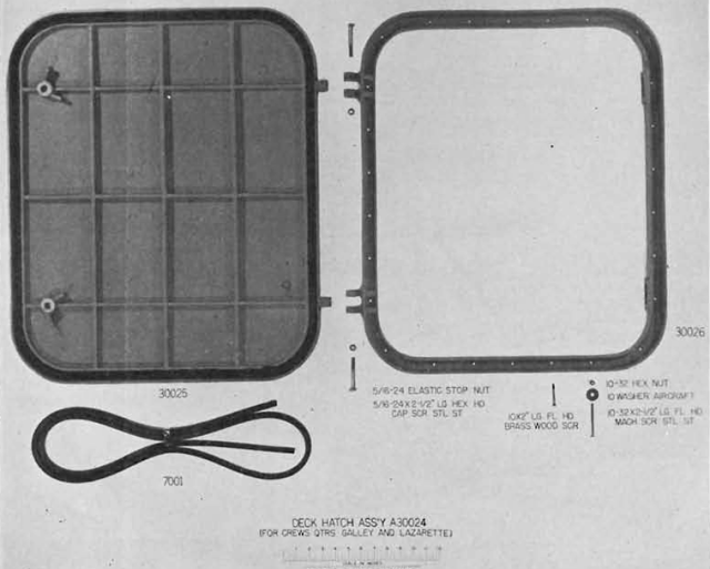 John's Idea for the Laser Cut Deck Hatch - John Drain's Model PT-Boat Site