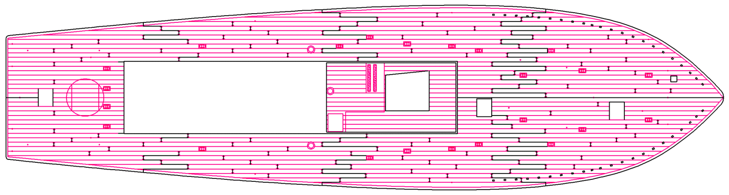 John's Idea for the Complete Deck Layout - John Drain's Model PT-Boat Site