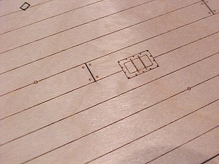 Picture of the Deck Planking with further detail