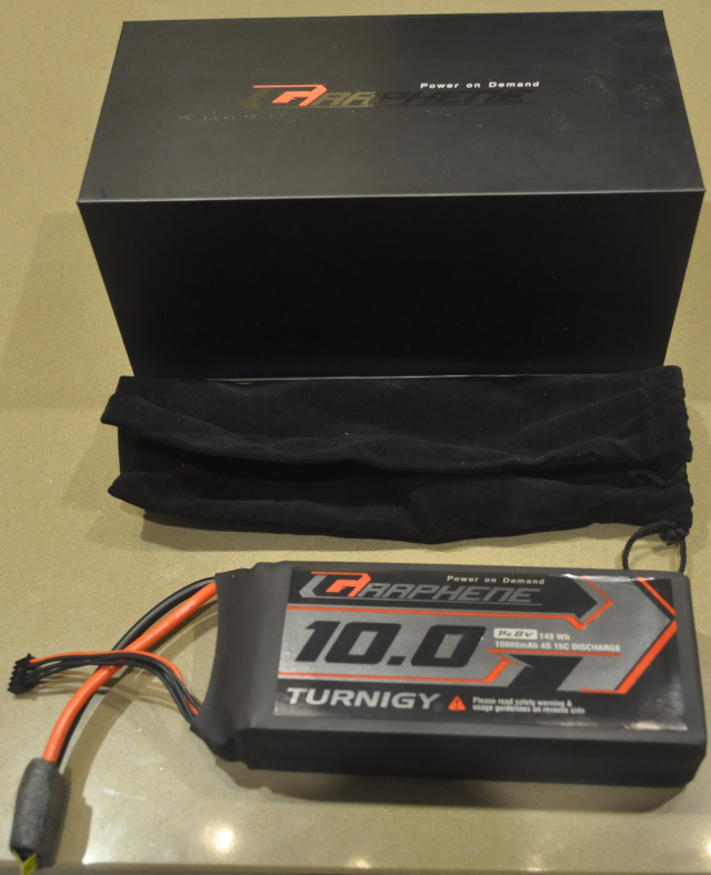 Photo of the Turnigy Packaging with Graphene Battery - John Drain's Model PT-Boat Site