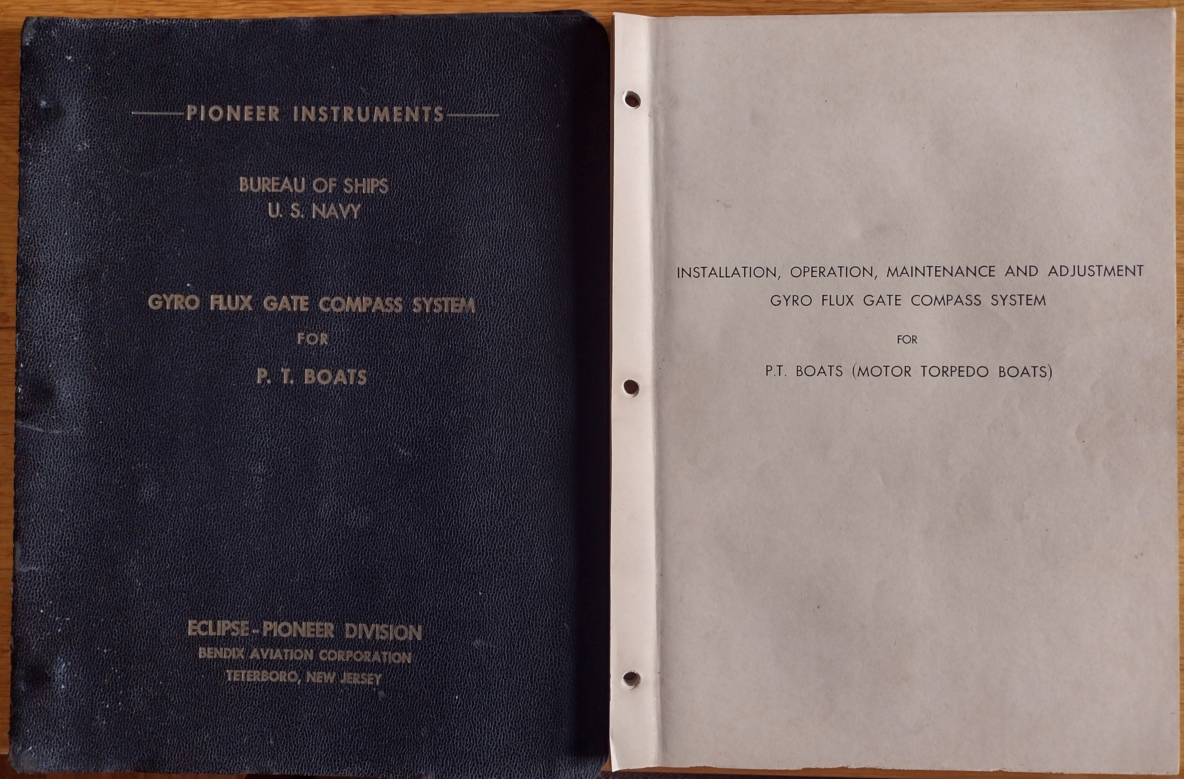 Photo of the Flux Gate Compass Manual - John Drain's Model PT-Boat Site