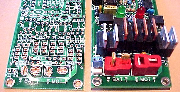 Picture of the Completed Printed Circuit Board of the H Bridge Controller (2)