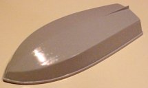My version of the dinghy, mounted upside-down and inverted - John Drain's Model PT-Boat Site