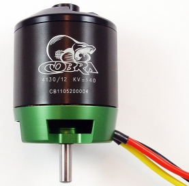 The Cobra 4130 Motor - Front View