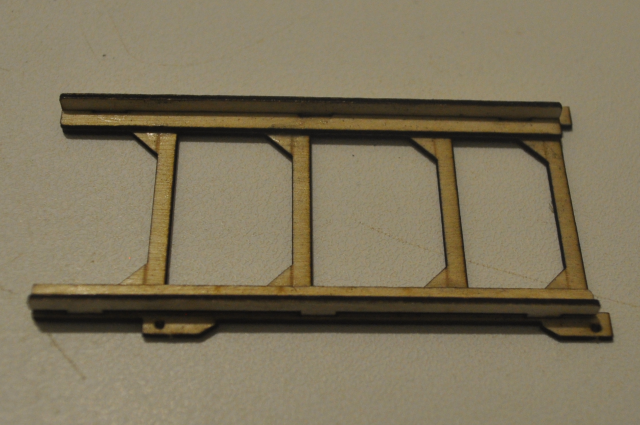 John's Version of the Completed Schnellboot Depth Charge Rack - John Drain's Model PT-Boat Site