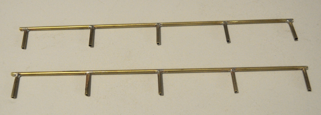 The Foredeck Grab Rails Soldered Together