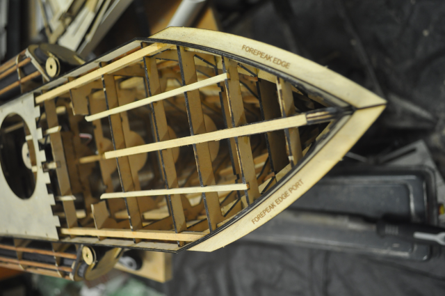 The Forepeak Sections Fitted