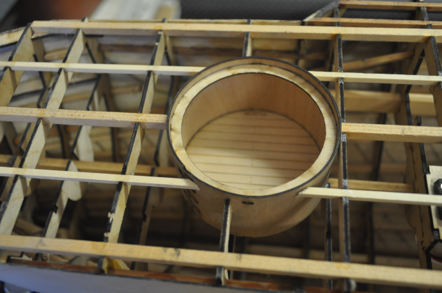 Forward Gun Tub Temporarily In Place