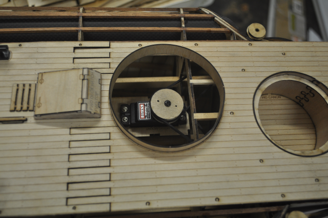 The Torpedo Door Operating Drum and Forward Tub Fitted