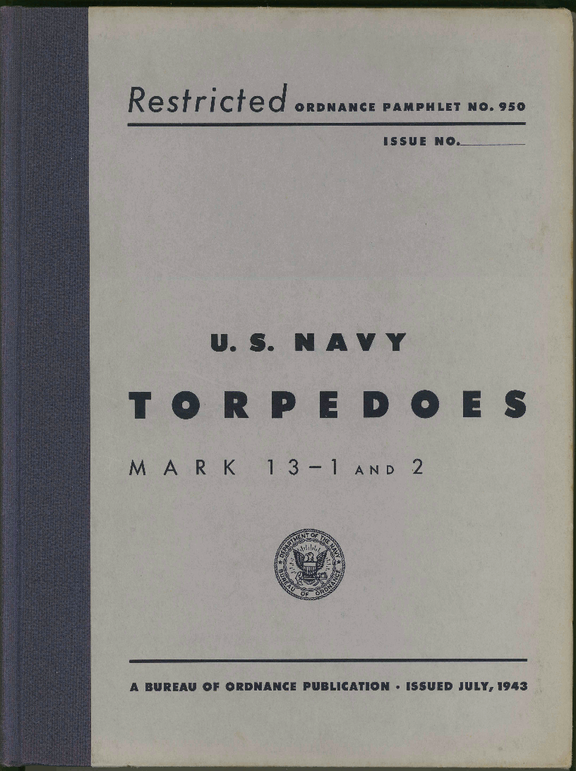 The Mk13 Torpedo Manual - John Drain's Model PT-Boat Site