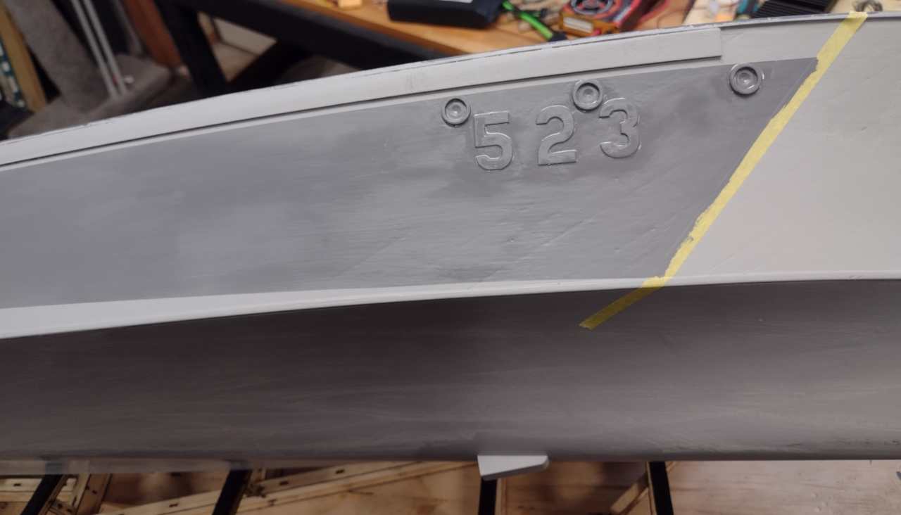 Some Side detail painting. - John Drain's Model PT-Boat Site