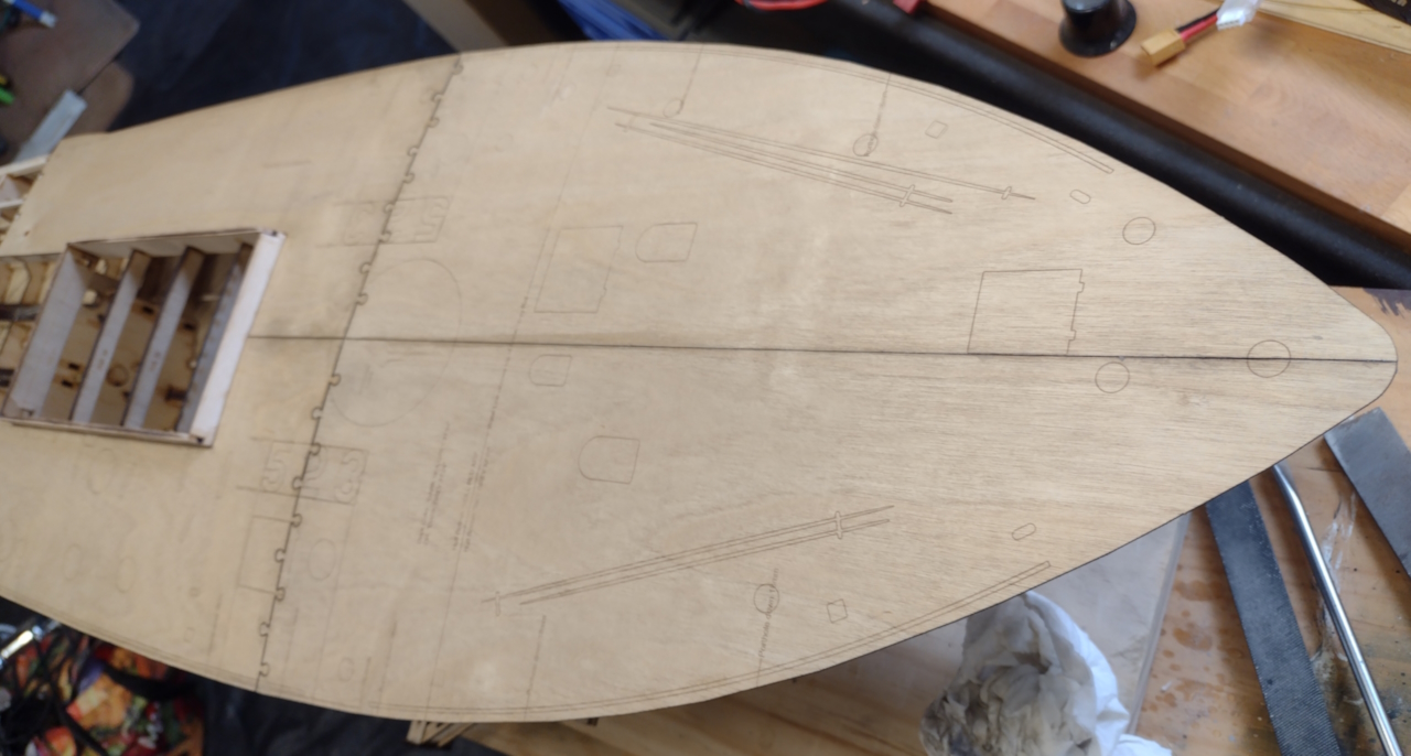 foreward subdecks fitted! - John Drain's Model PT-Boat Site