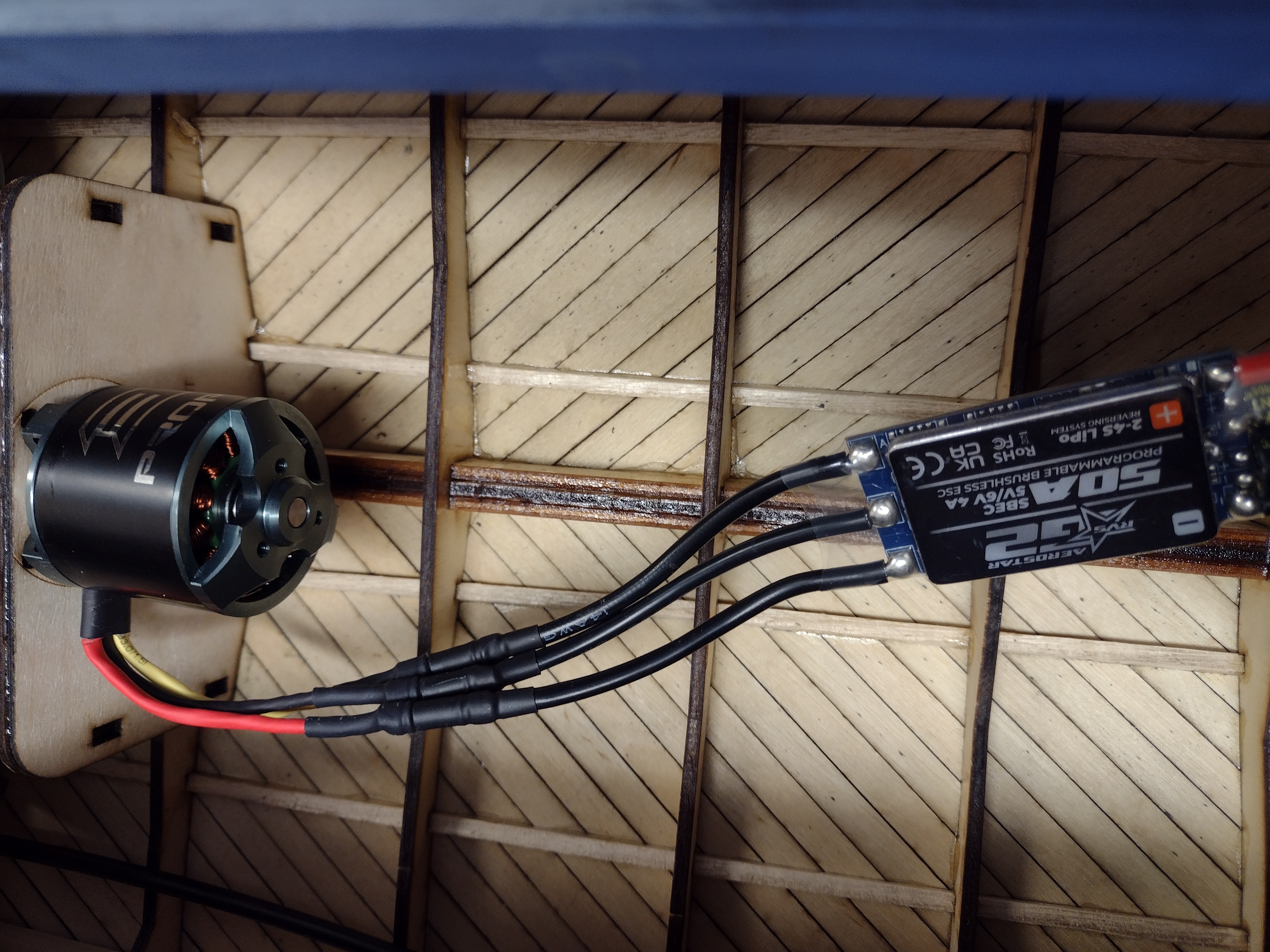 The new 50A ESC's. - John Drain's Model PT-Boat Site