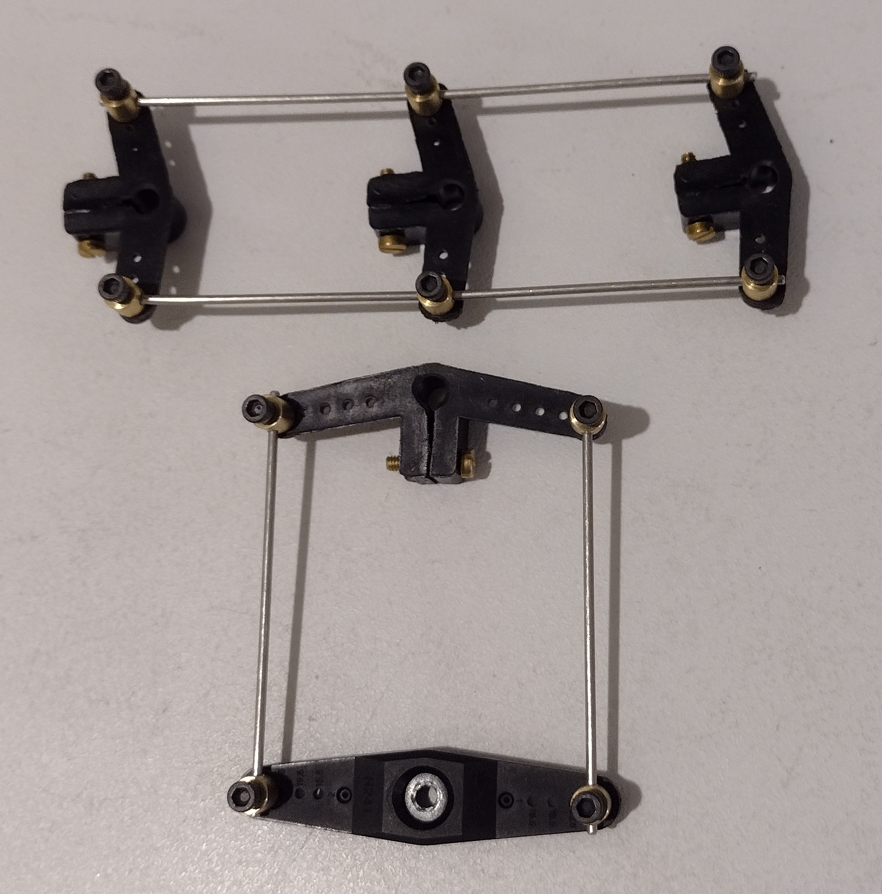 Rudder control setup. - John Drain's Model PT-Boat Site